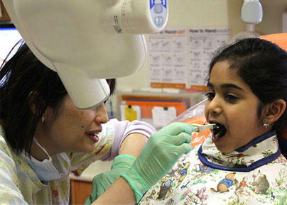 Kid Getting a small Xray